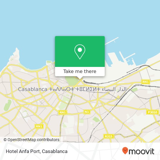 Hotel Anfa Port map