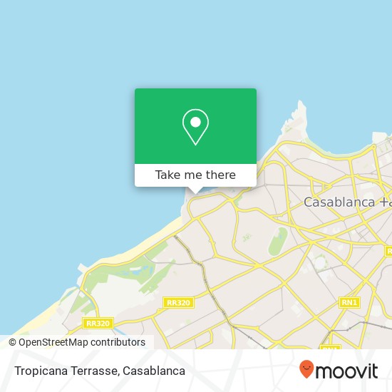 Tropicana Terrasse map