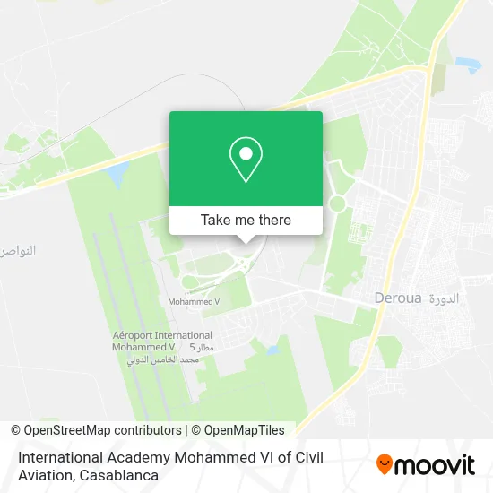 Academie Internationale Mohammed VI de l'Aviation Civile map