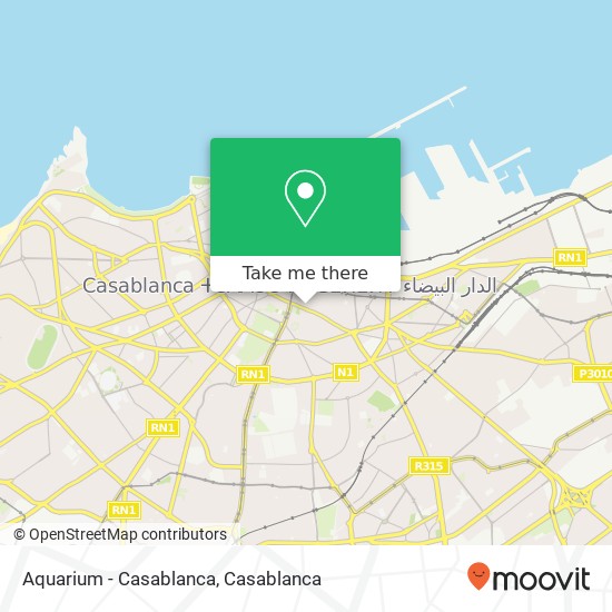 Aquarium - Casablanca map