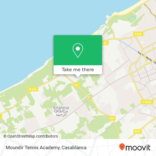 Moundir Tennis Academy map