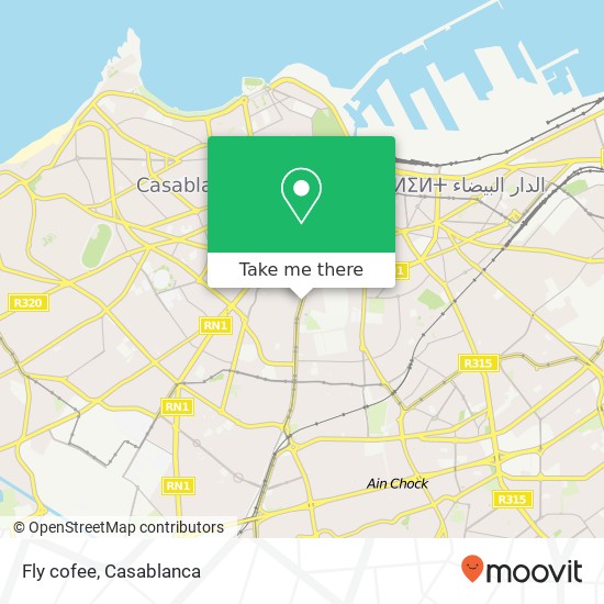 Fly cofee map