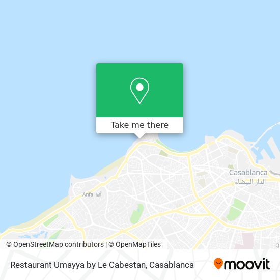 Restaurant Umayya by Le Cabestan map