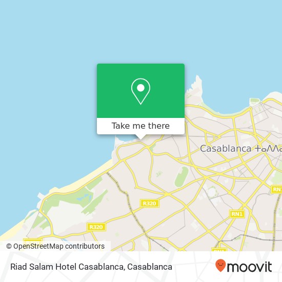 Riad Salam Hotel Casablanca plan