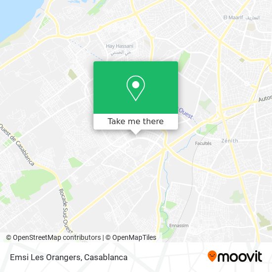 Emsi Les Orangers map
