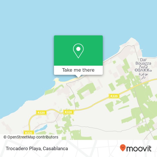 Trocadero Playa map