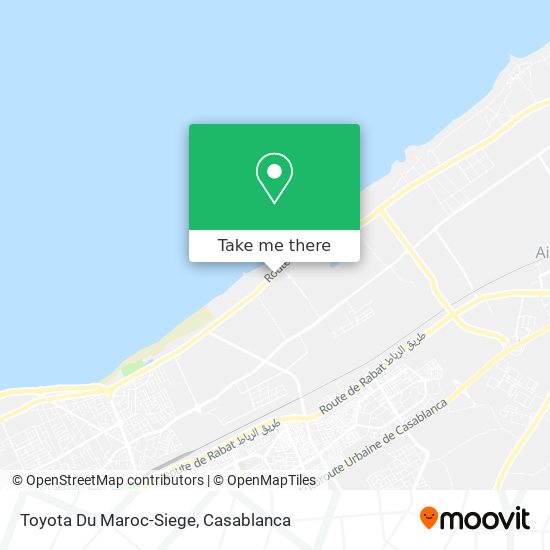 Toyota Du Maroc-Siege plan