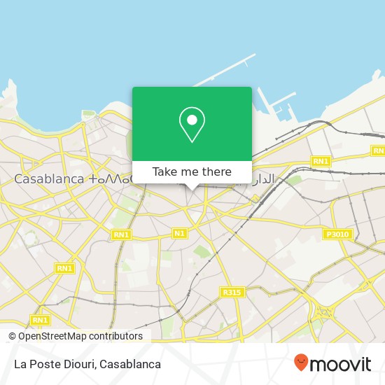 La Poste Diouri map