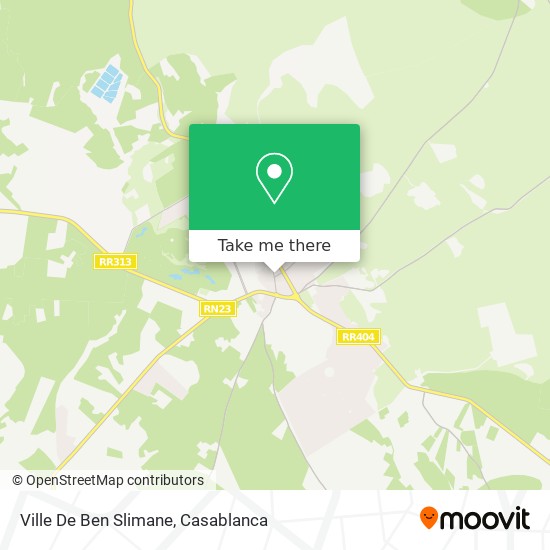 Ville De Ben Slimane map
