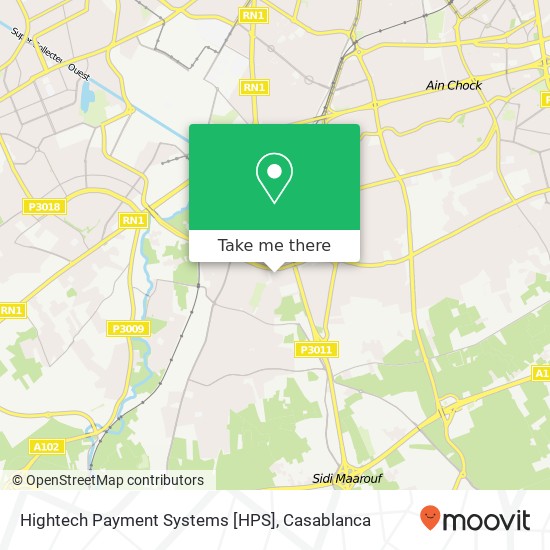 Hightech Payment Systems [HPS] map