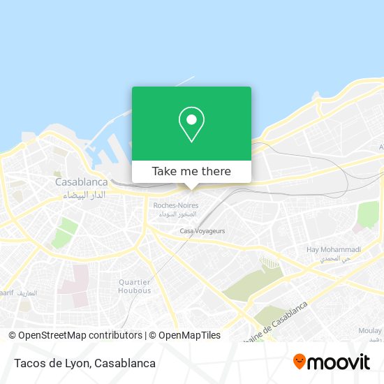 Tacos de Lyon map