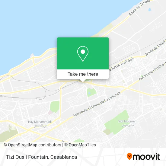 Tizi Ousli Fountain map