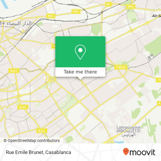 Rue Emile Brunet map