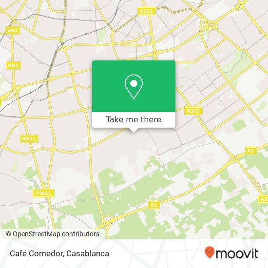 Café Comedor map