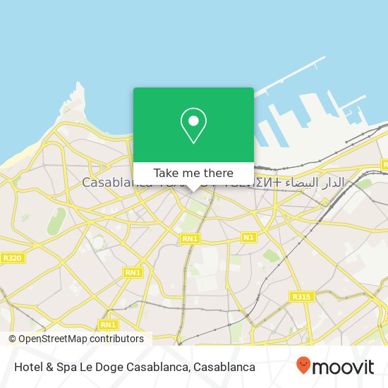 Hotel & Spa Le Doge Casablanca map