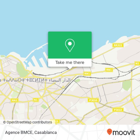 Agence BMCE map