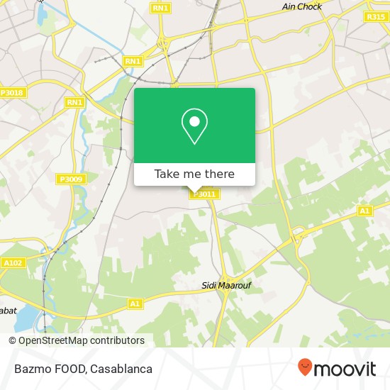 Bazmo FOOD map