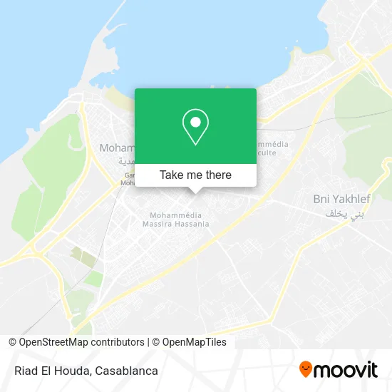 Riad El Houda map