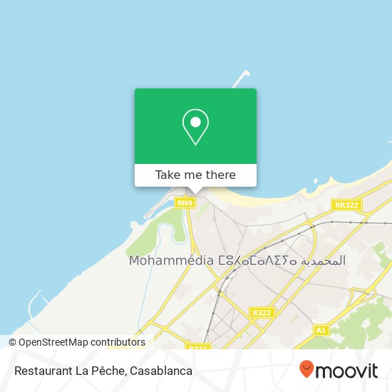 Restaurant La Pêche map