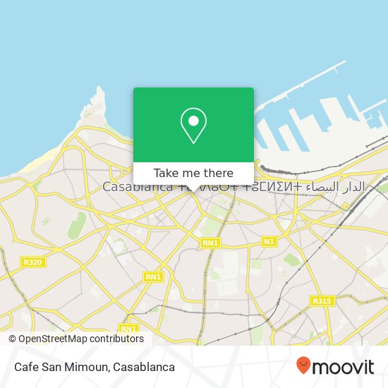 Cafe San Mimoun map