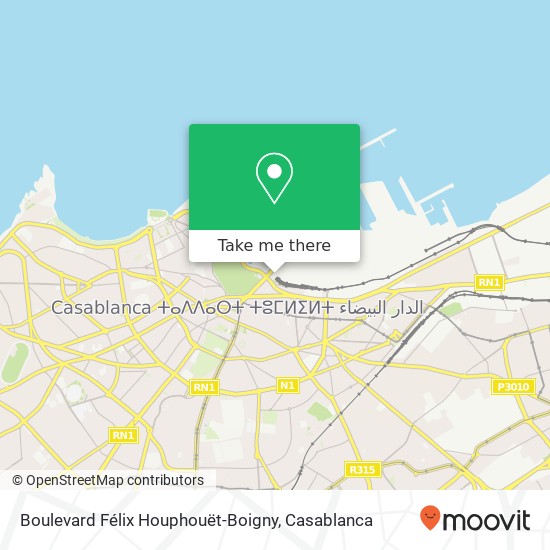 Boulevard Félix Houphouët-Boigny map