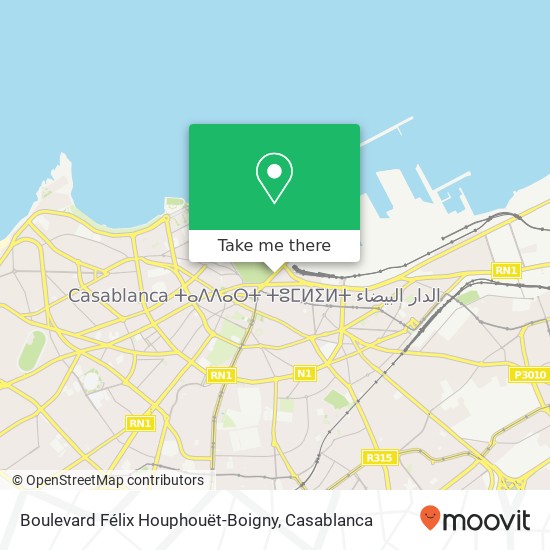 Boulevard Félix Houphouët-Boigny map