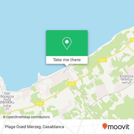 Plage Oued Merzeg plan