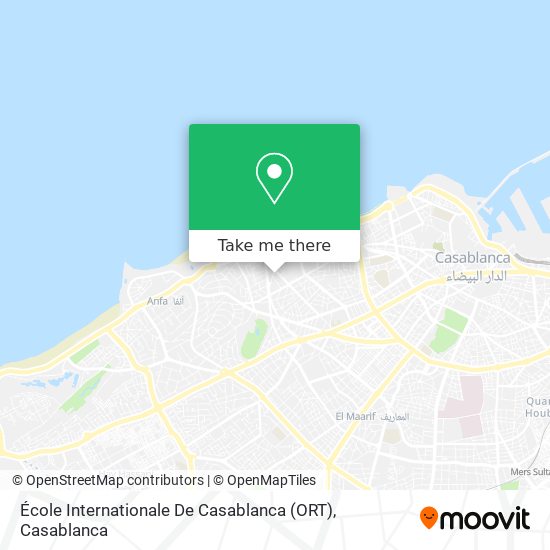 École Internationale De Casablanca (ORT) map
