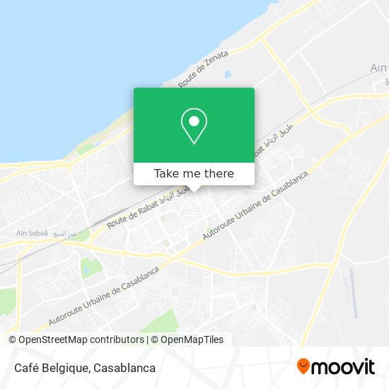 Café Belgique map