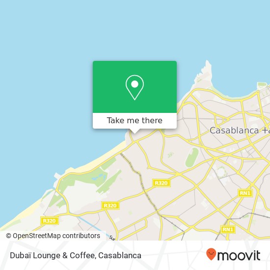 Dubaï Lounge & Coffee map