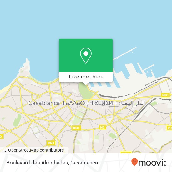 Boulevard des Almohades map