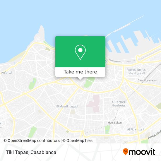 Tiki Tapas map