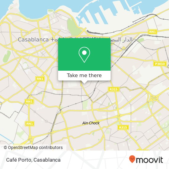 Café Porto map
