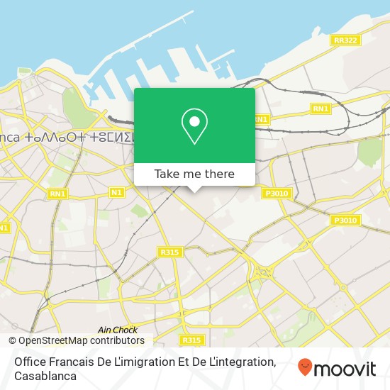 Office Francais De L'imigration Et De L'integration map