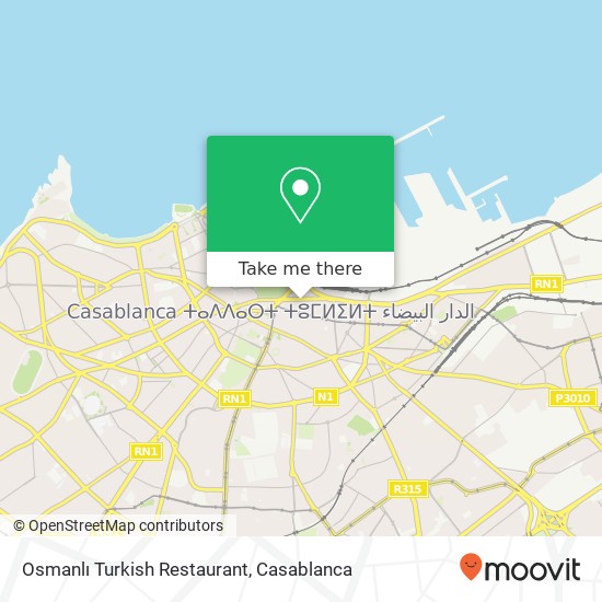 Osmanlı Turkish Restaurant map