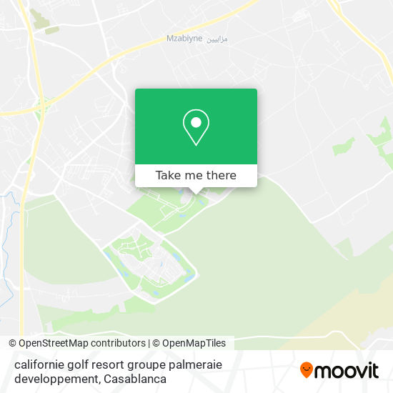 californie golf resort groupe palmeraie developpement map