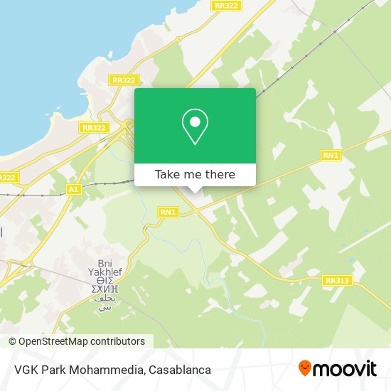 VGK Park Mohammedia map