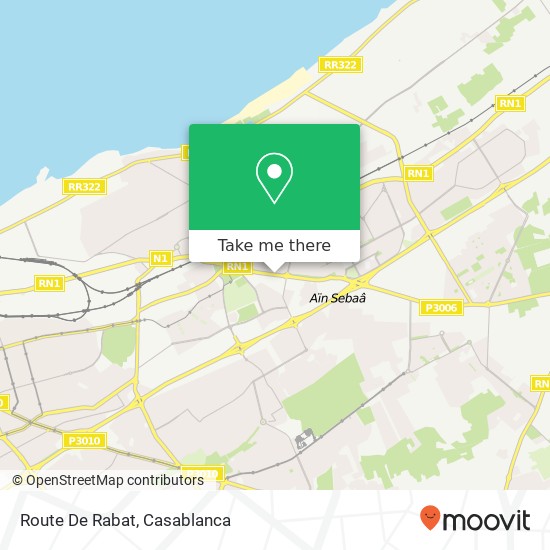 Route De Rabat map