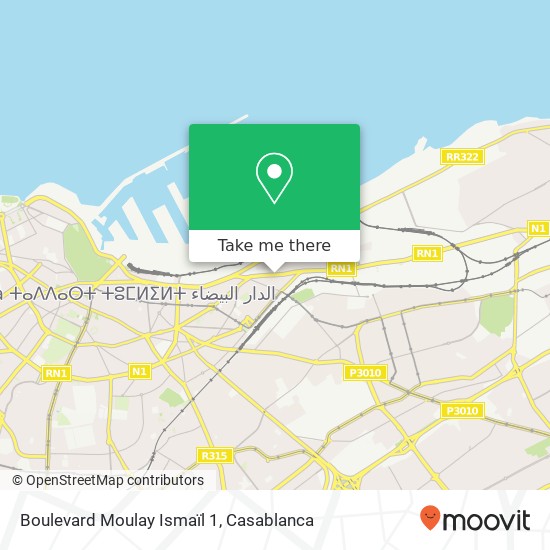 Boulevard Moulay Ismaïl 1 map