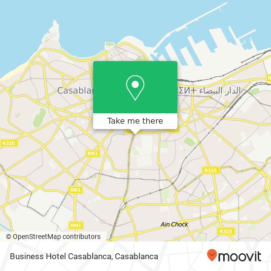 Business Hotel Casablanca plan