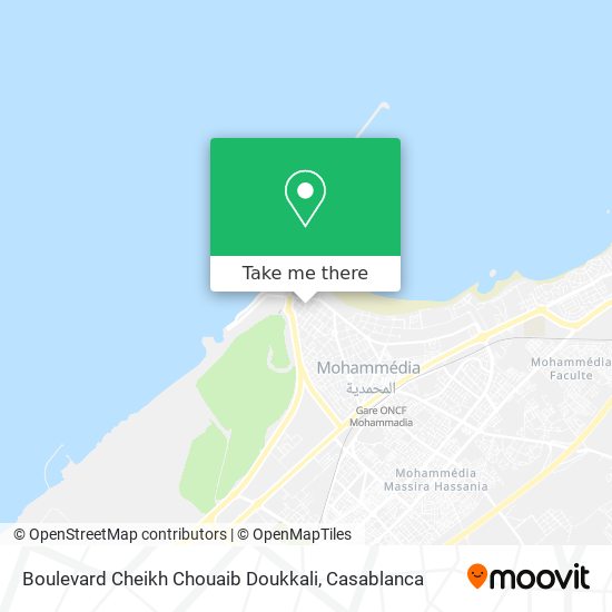Boulevard Cheikh Chouaib Doukkali map