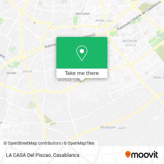 LA CASA Del Piscao map