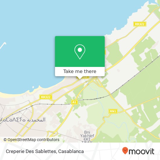 Creperie Des Sablettes map