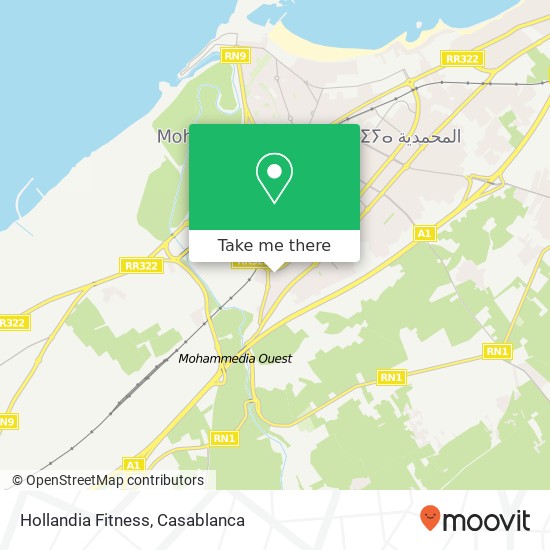 Hollandia Fitness map