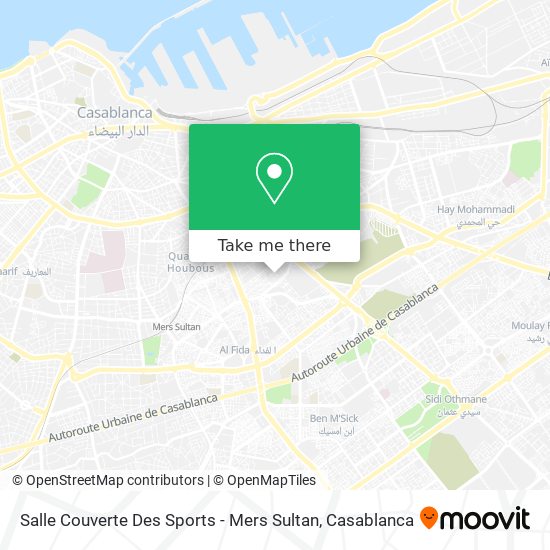 Salle Couverte Des Sports - Mers Sultan map