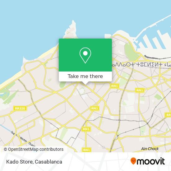 Kado Store map