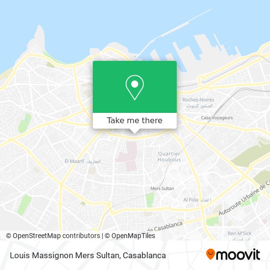 Louis Massignon Mers Sultan map