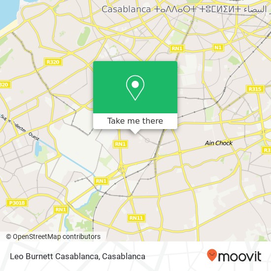 Leo Burnett Casablanca map