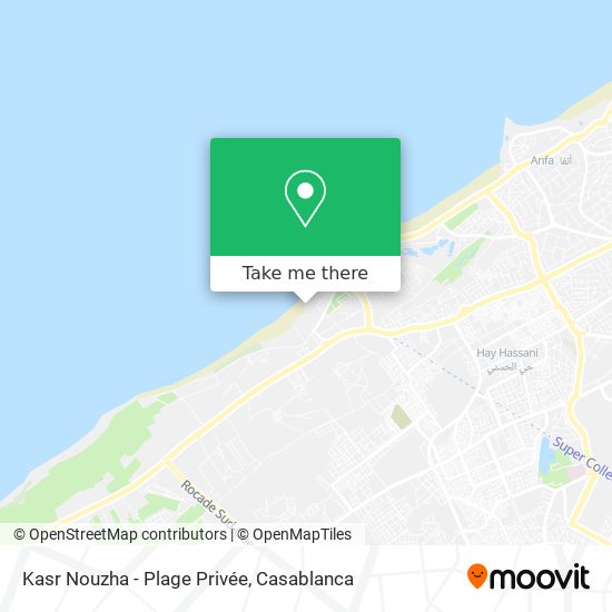 Kasr Nouzha - Plage Privée map