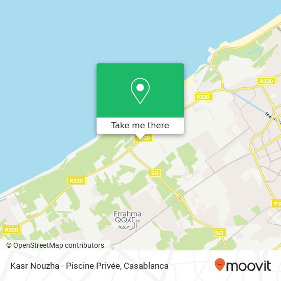 Kasr Nouzha - Piscine Privée map